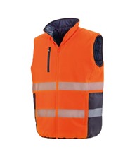 Reversible soft padded gilet