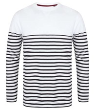 Front Row Long sleeve Breton striped T