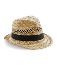 Straw summer trilby
