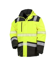 Printable softshell safety coat