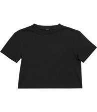 Build your Brand Girls cropped Jersey tee
