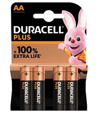 Duracell Plus Power AA batteries 4-pack