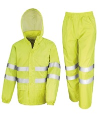 Result Safeguard High-viz waterproof suit