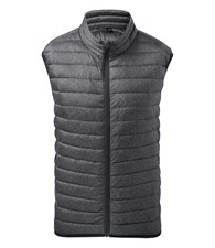 Melange padded gilet