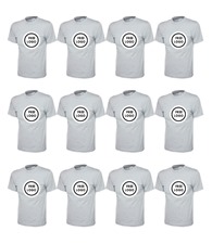 12 x UC301 Best Value T-Shirts With Free Logo