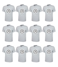 12 x UC301 Best Value T-Shirts With Free Logo