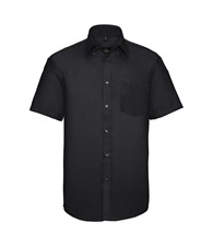 Russell Collection Short sleeve ultimate non-iron shirt