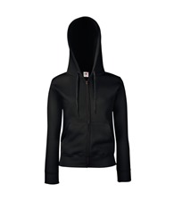 Women's premium 70/30 hooded sweatshirt jacket