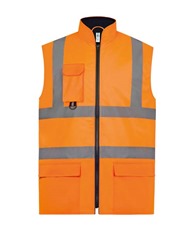 Yoko Hi-vis padded bodywarmer (HV005)