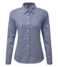 Premier Women's Maxton check long sleeve shirt