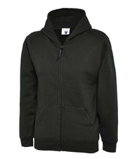 300GSM Childrens Classic Full Zip Hooded Sweatshirt