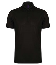 Henbury Stretch polo shirt with wicking finish (slim fit)