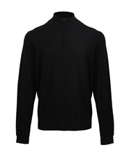 ¼ zip knitted sweater