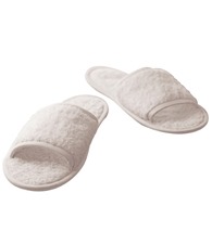 Towel City Classic terry slippers (open-toe)