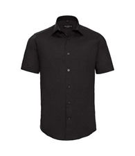 Short sleeve easycare fitted shirt