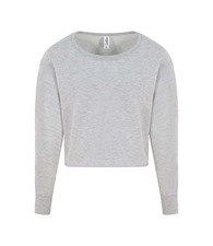 AWDis Hoods Girlie cropped sweat