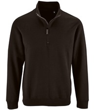Stan Contrast Zip Neck Sweatshirt