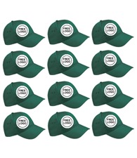 12 x 5-Panel Caps With Free Logo