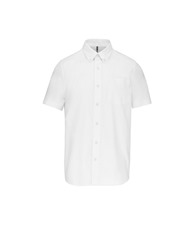 Short-sleeved easycare Oxford shirt