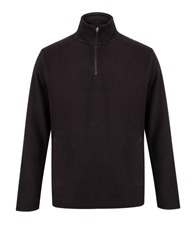 ¼ zip microfleece jacket