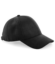 Faux suede 6-panel cap