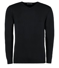 Kustom Kit Arundel v-neck sweater long sleeve (classic fit)