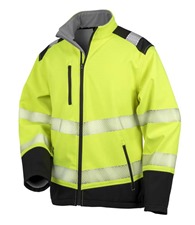 Printable ripstop safety softshell