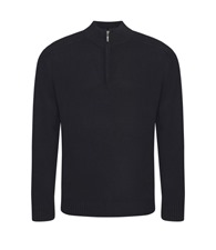 AWDis Ecologie Wakhan ¼ regen zip knit sweater