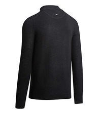 Ribbed ¼ zip Merino sweater