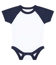Essential short-sleeved baseball bodysuit