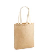 Unlaminated jute tote