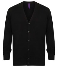 V-button cardigan