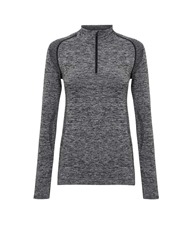 TriDri� Women's seamless '3D fit' multi-sport performance zip top