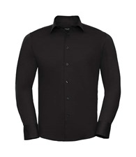 Long sleeve easycare fitted shirt