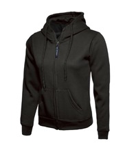 Ladies Classic Full Zip Hooded Sweatshirt