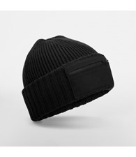 Beechfield Zip patch beanie