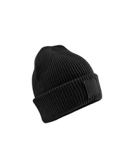 Kids deep cuffed tonal patch beanie