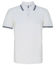 Men's classic fit tipped polo