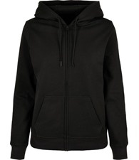 Womens basic zip hoodie