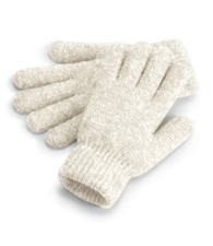 Cosy ribbed-cuff gloves