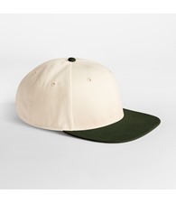 Contrast flat peak 6-panel cap