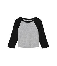 Women�s micro rib 3/4 raglan baby t-shirt