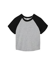 Women�s micro rib raglan baby t-shirt