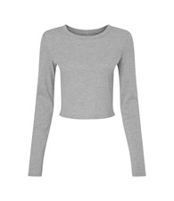 Women�s micro rib long sleeve baby t-shirt