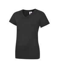 Uneek Ladies Classic V Neck T Shirt