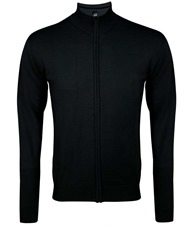 Gordon Full Zip Cotton Acrylic Cardigan