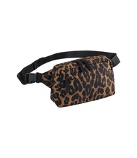 Leopard print cross-body bag