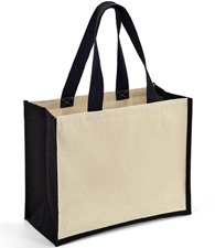 Jute and Canvas Shopper