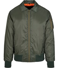 Build Your Brand Collar bomber jacket