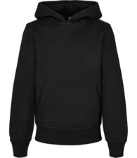 Build Your Brand Organic kids basic hoodie
